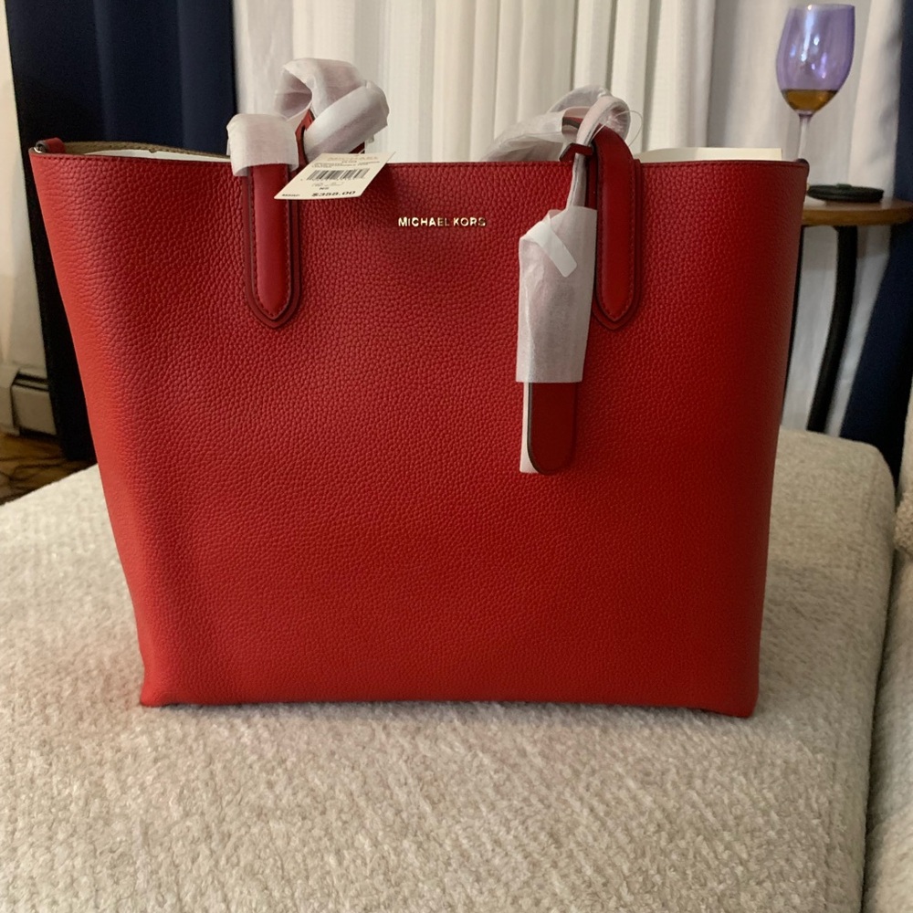 Michael Kors red bag
